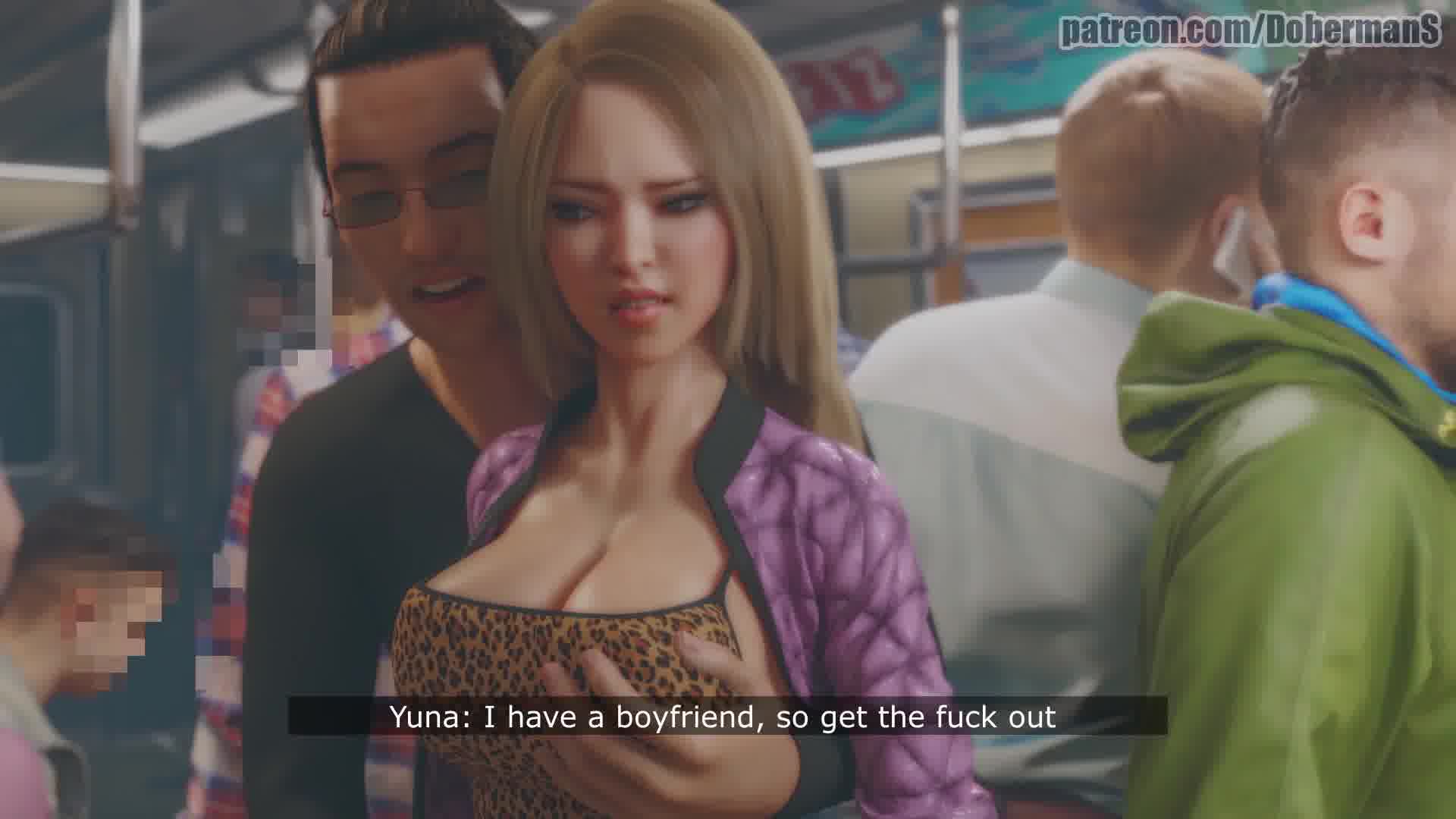 Yuna Is A Naughty Stepsis Episode 4 [Doberman]