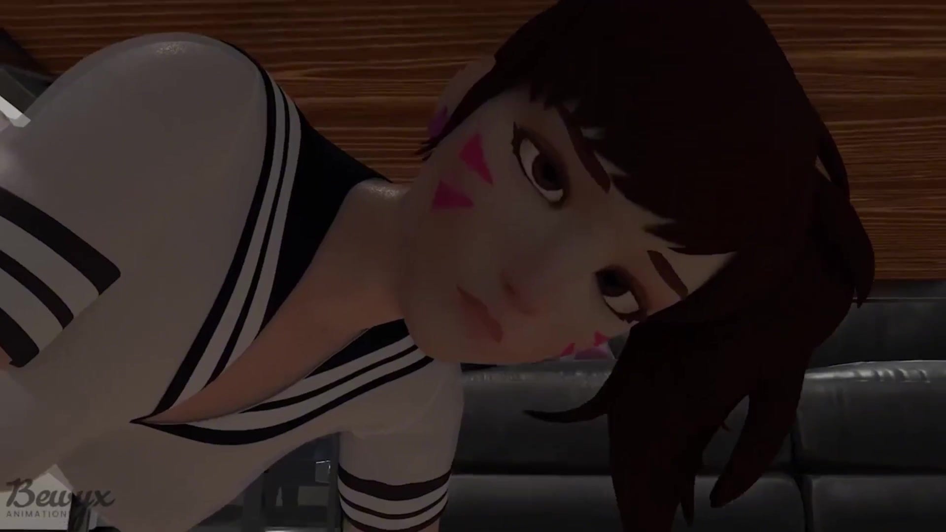 D.Va Got Stuck Under the Table [Bewyx] - FAP NATION