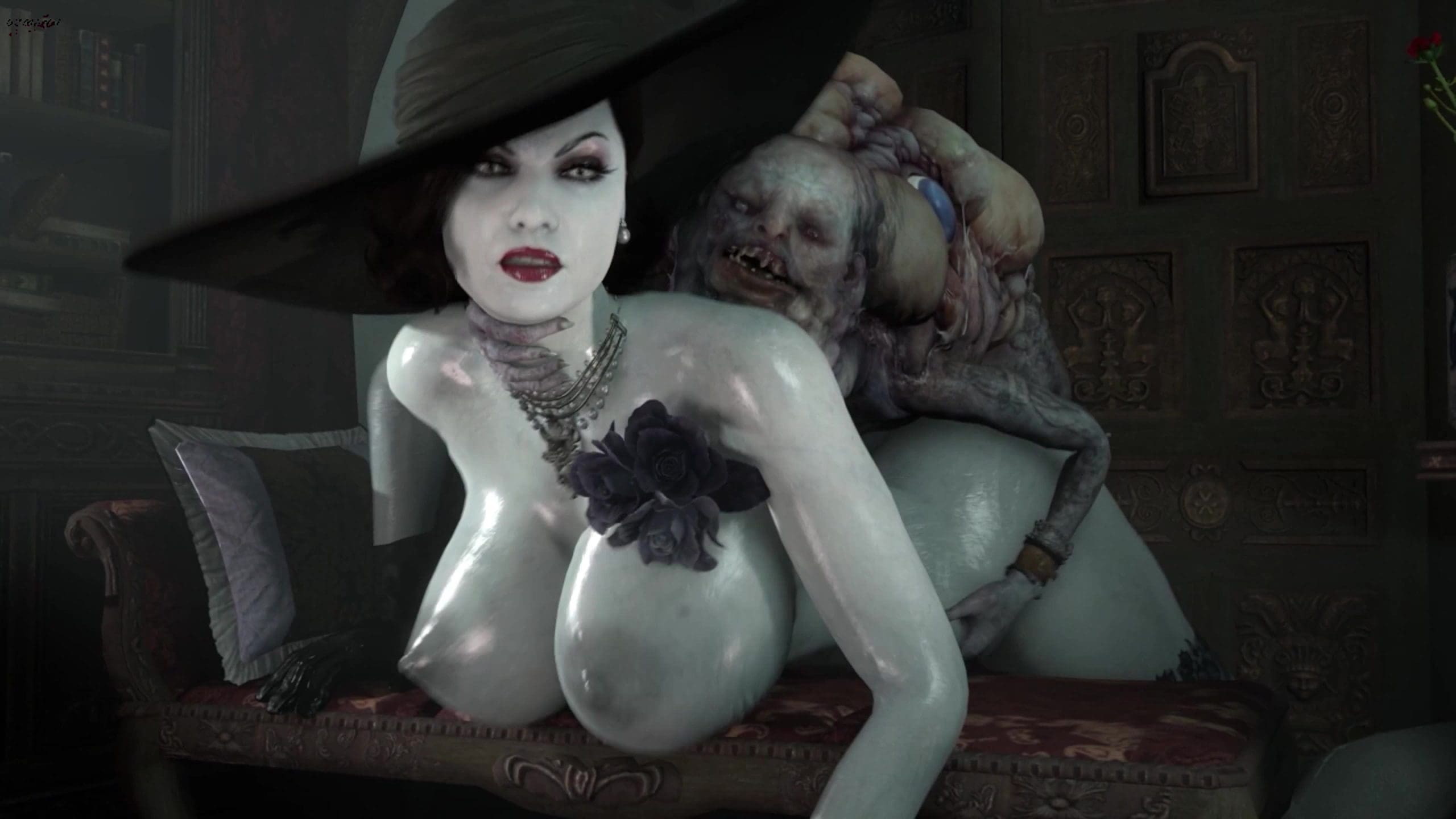 Taming Mommy Dimitrescu [0Zman]