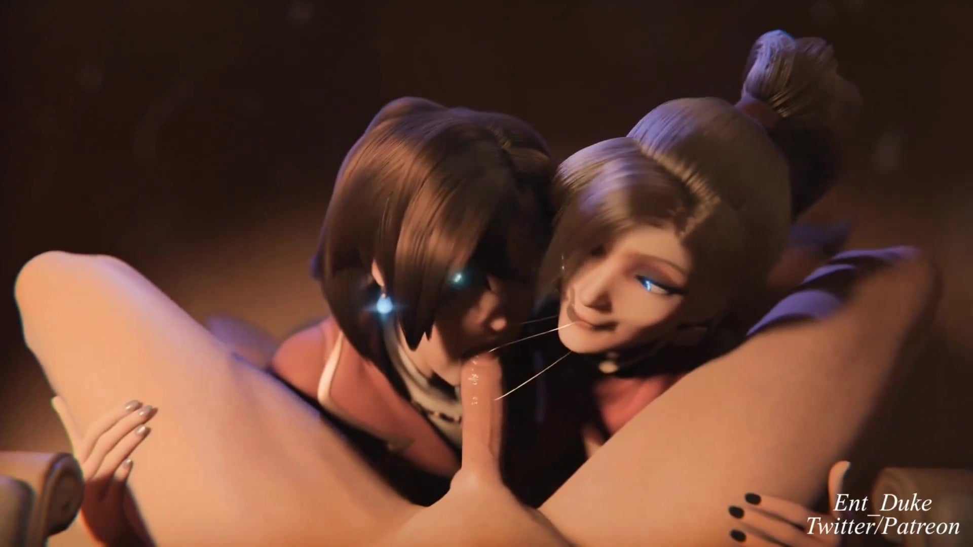 Threesome with Kiriko and Mercy [Ent Duke]