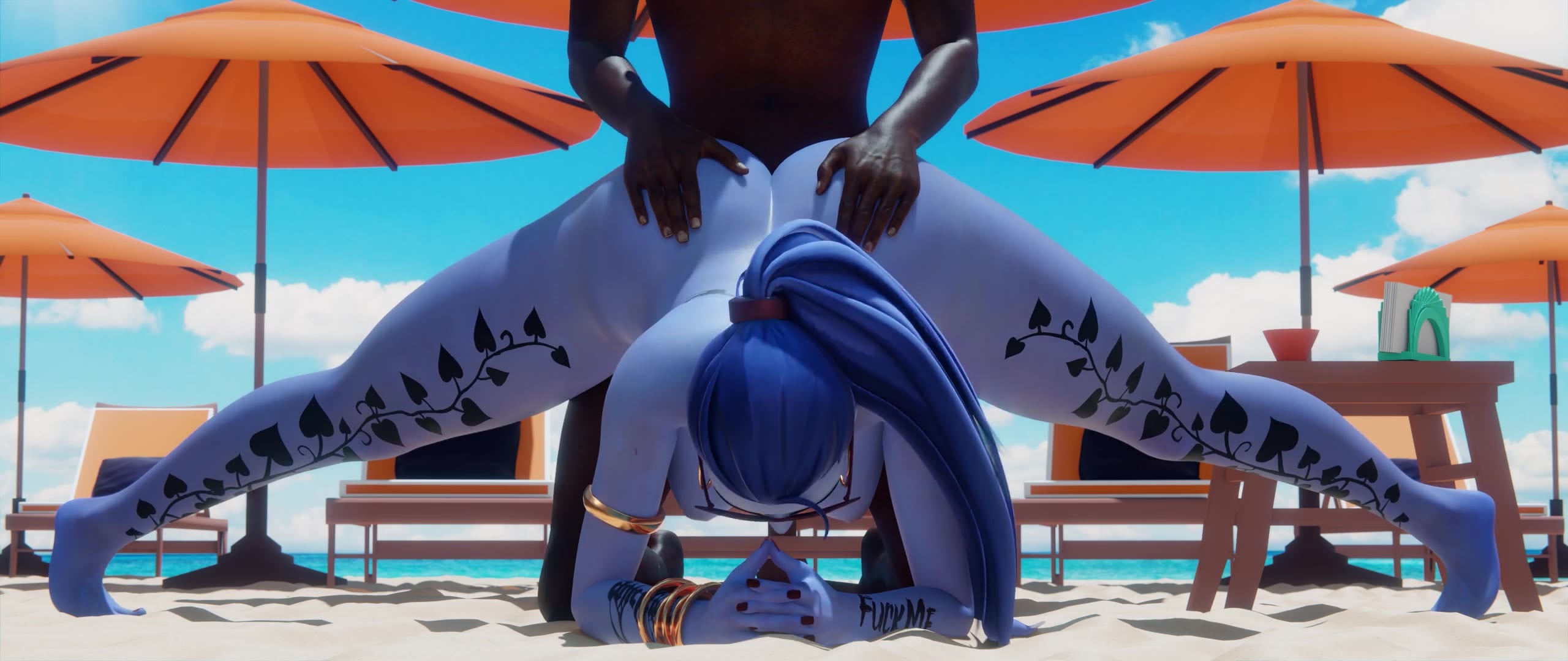 Widowmaker Beach Fuck (BLACKED) [Yeero]