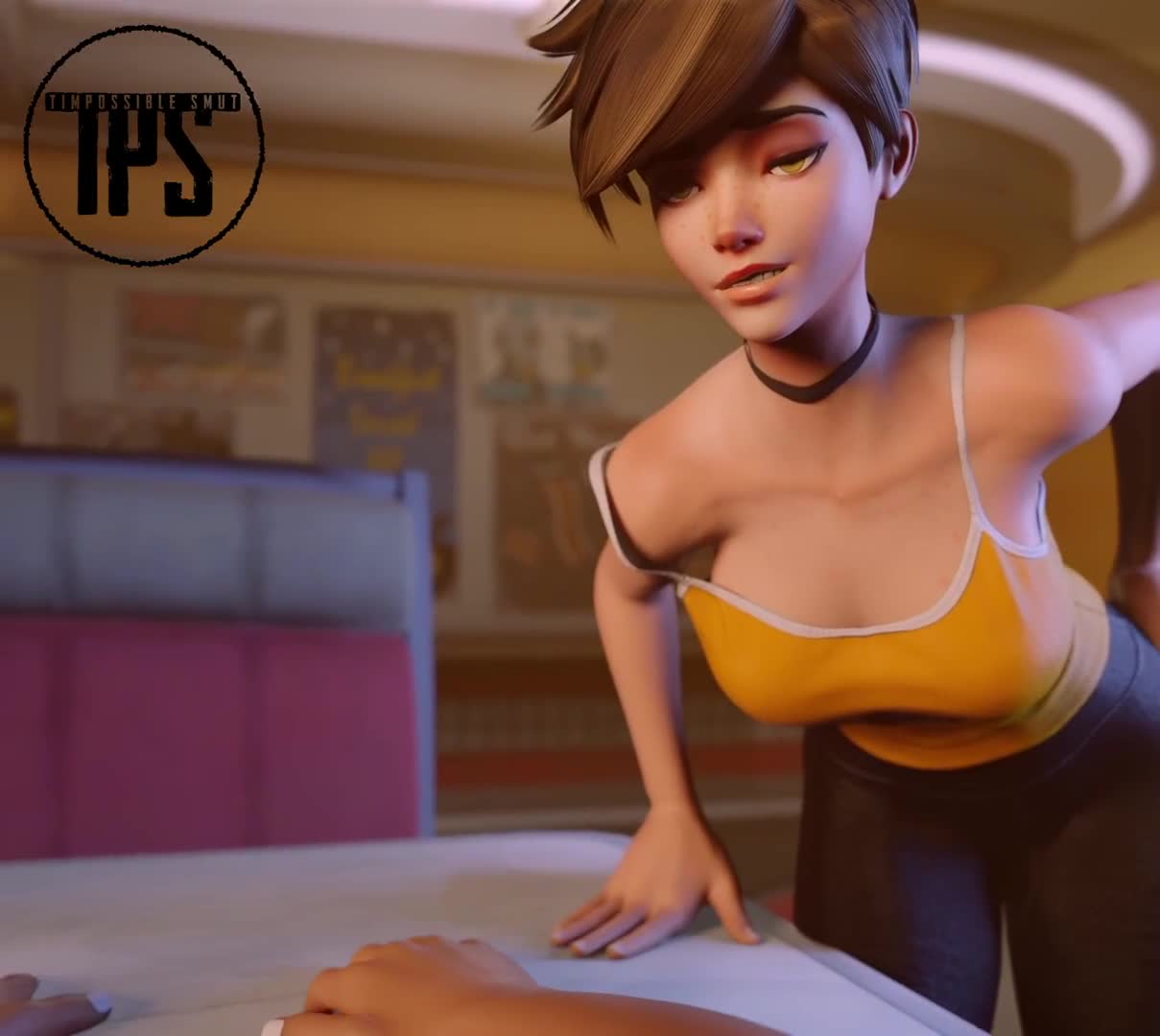 Tracer Lends a Helping Hand And Mouth [Timpossible]
