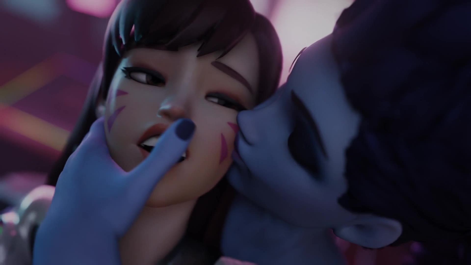 Submissive D.Va [BaronStrap]