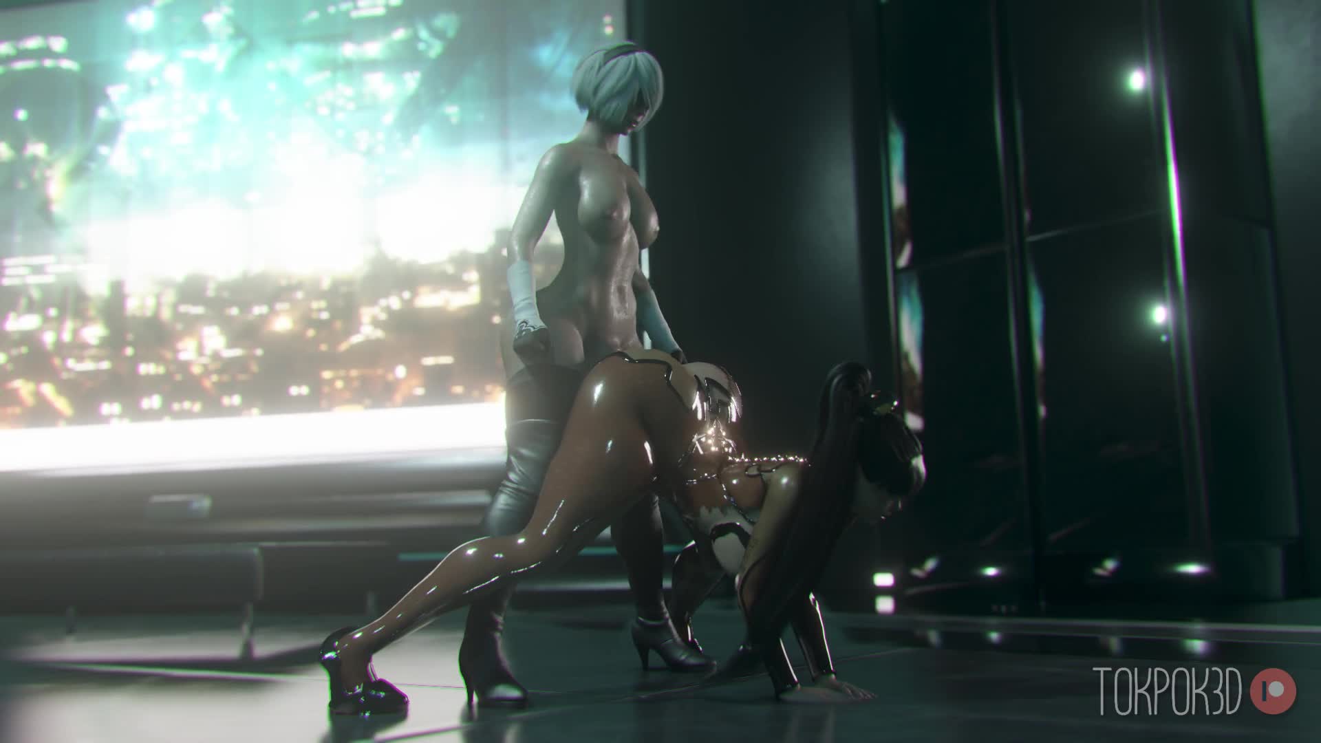 Eve+2B [FUTA] [TokPok3D]