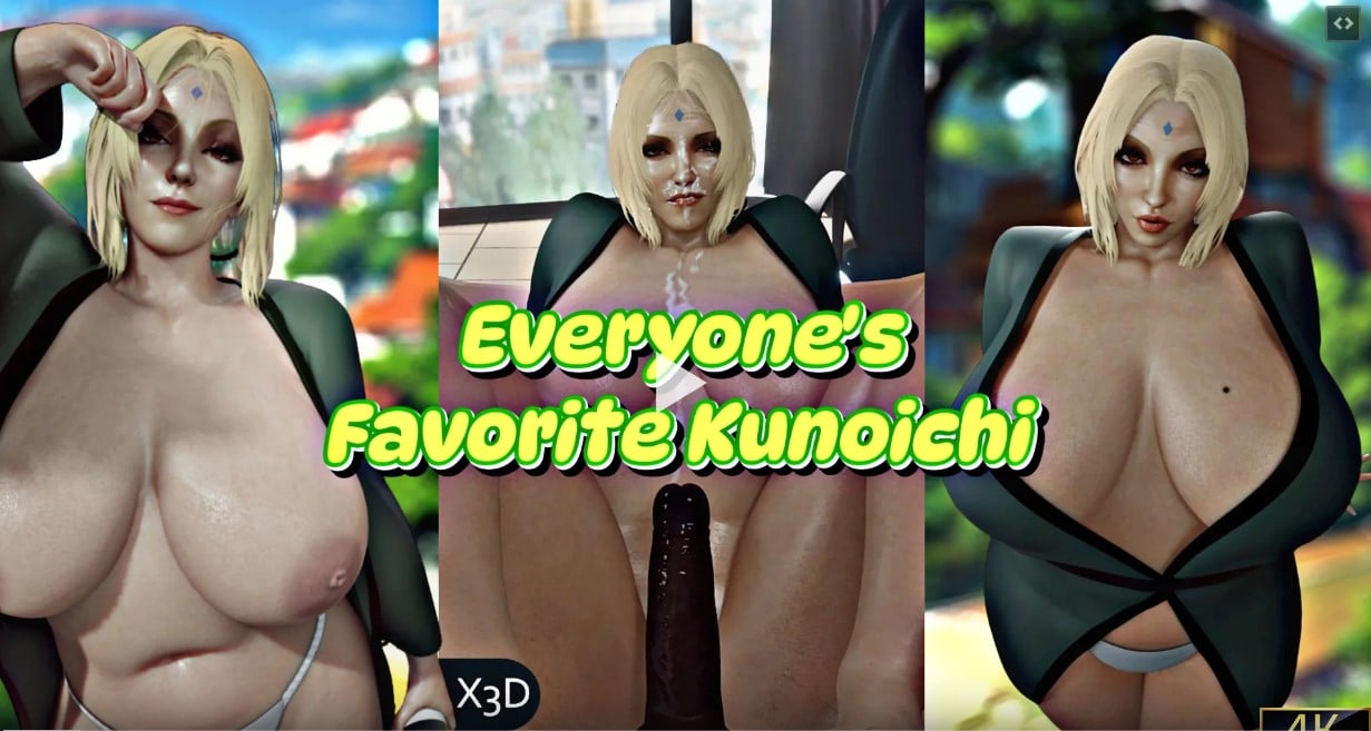 Everyones Favorite Kunoichi [Blacked] [X3D]
