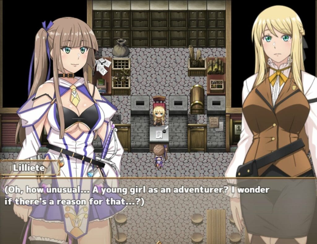 Receptionist at the Bottom Tier Guild