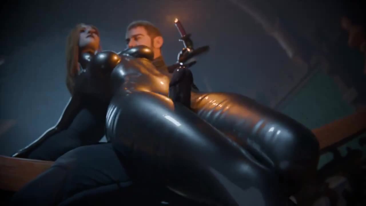 Chris Fucking Bella Dimetrescu in a Latex Suit [Gifdoozer]