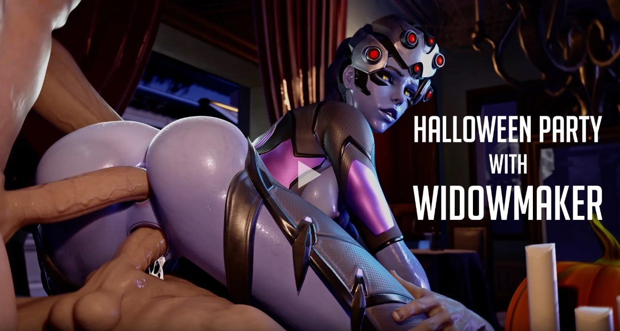 Halloween Party With Widowmaker Long [ToonLeak]