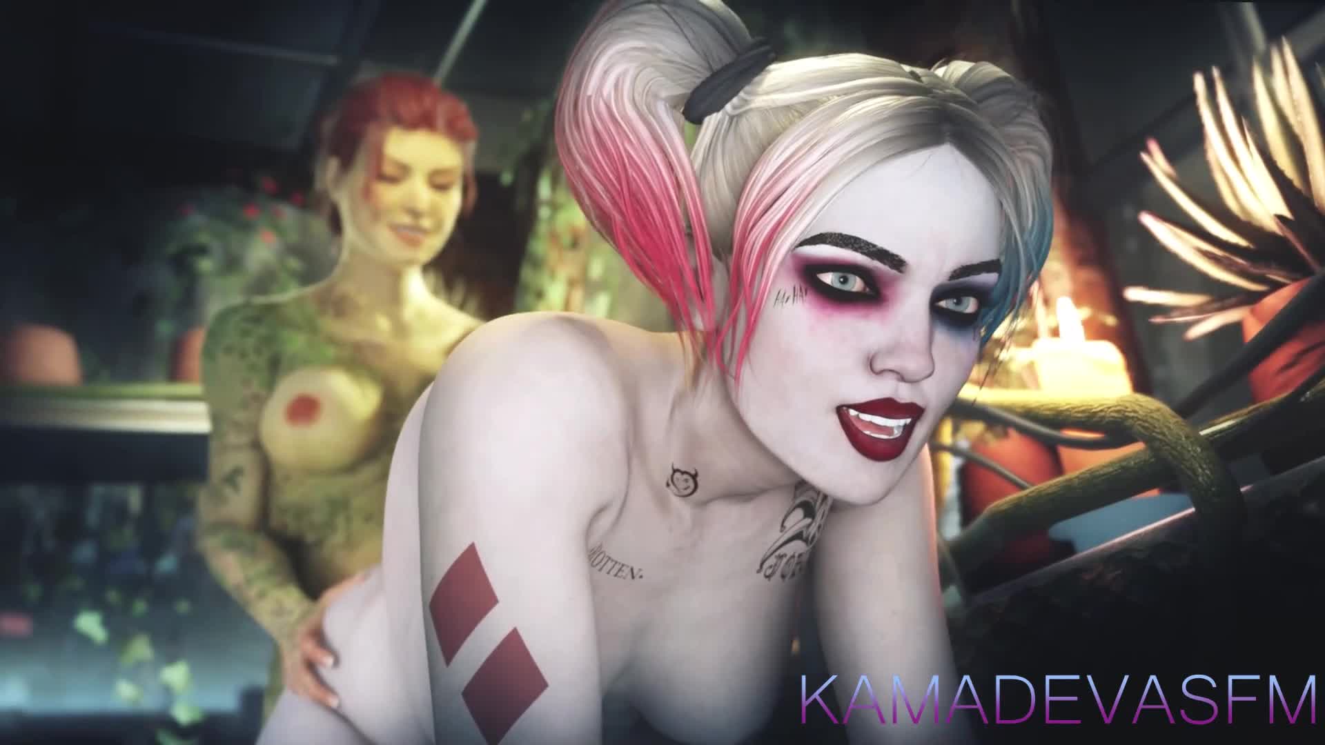 Ivy x Harley Queen [FUTA] [KamadevaSFM]