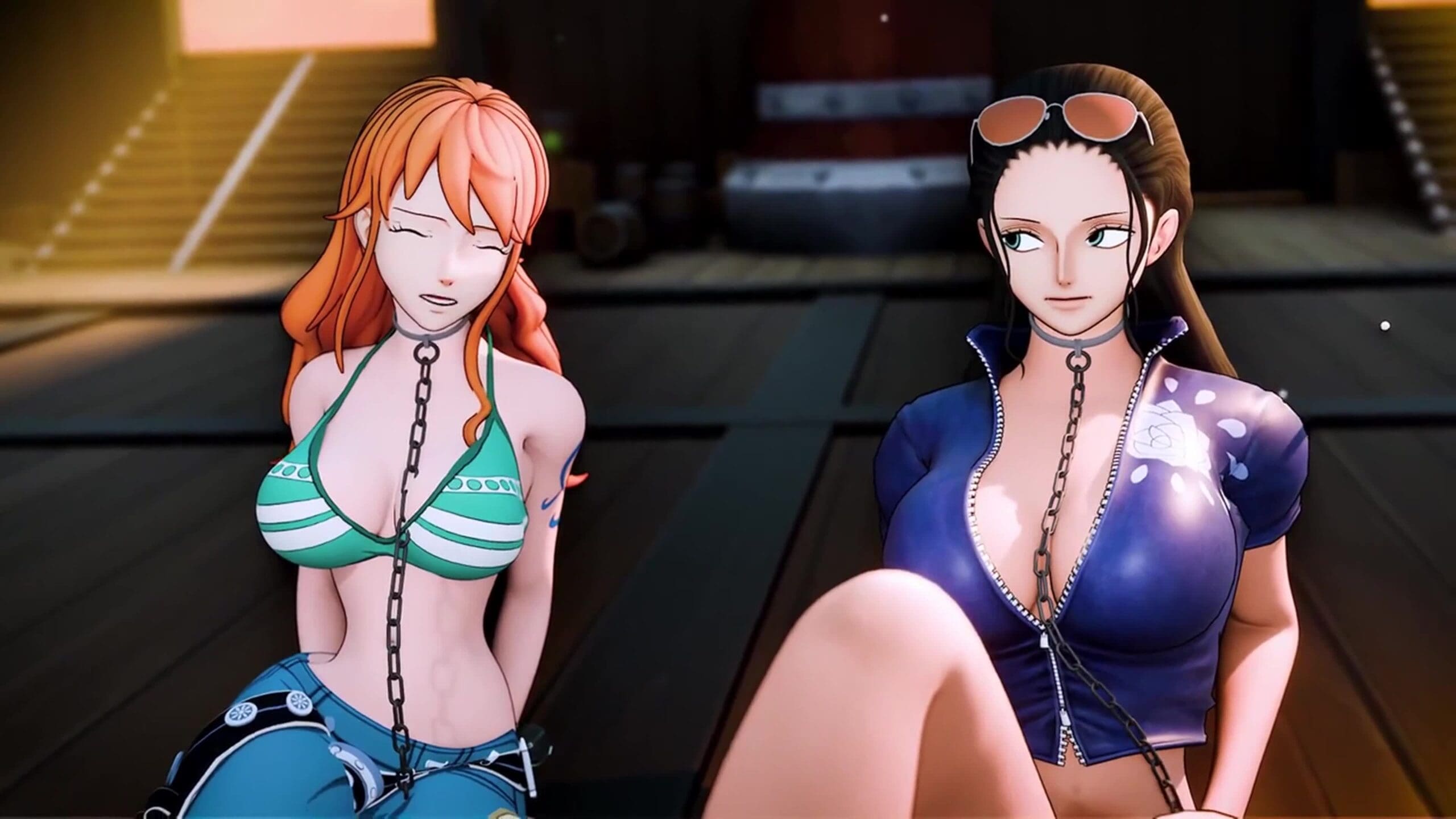 Nami and Robin Guilty [4K60FPS] [Amateurthrowaway]