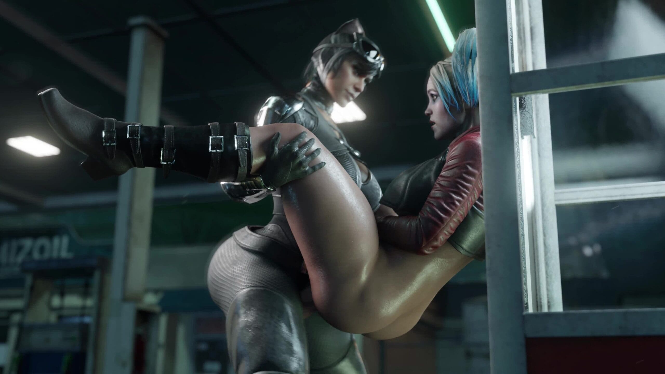 Harley Quinn & Cat Woman [FUTA] [Tokpok3D]