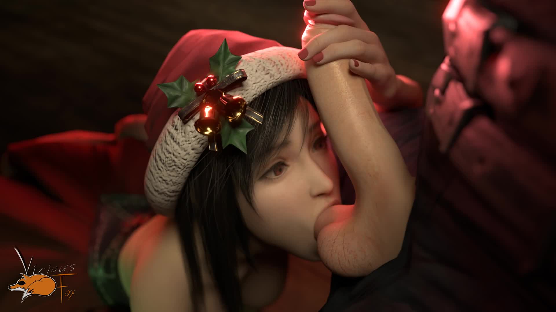 Christmas isn’t Over For Tifa [ViciousFox]