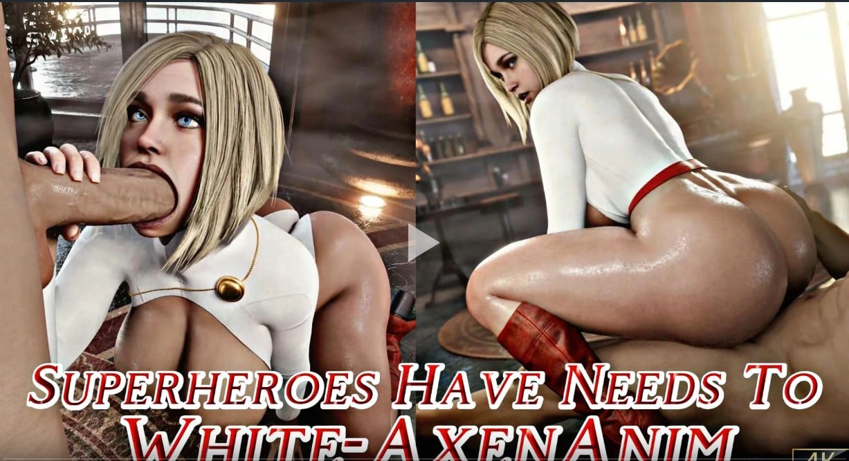 Superheroes Have Needs To [White] [4K] [AxenAnim]