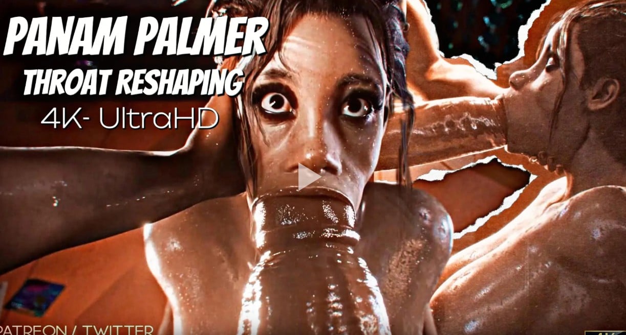Panam Throat Reshaping [4K60FPS] [FUTA] [RadRoachHD]