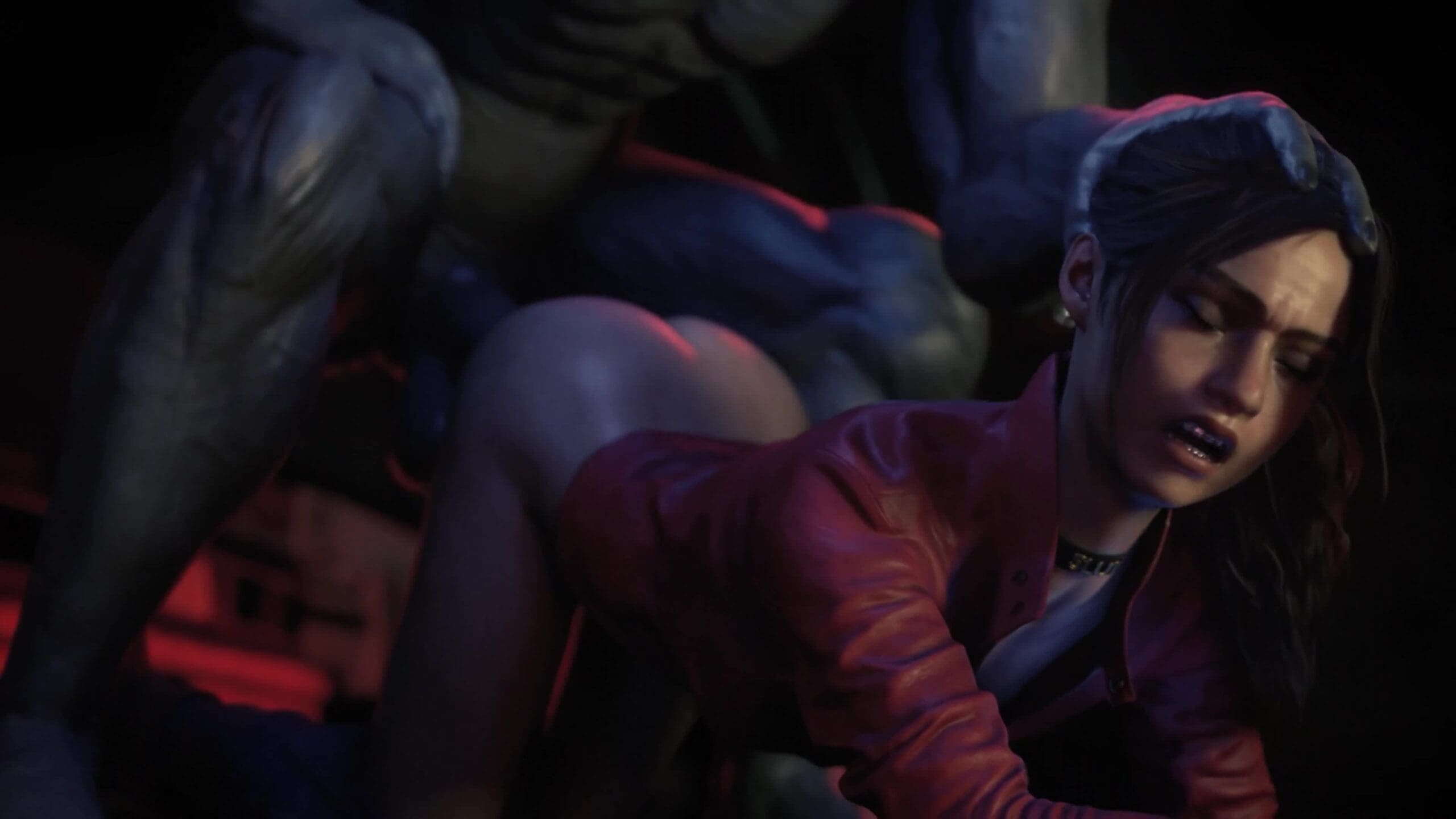 Claire Redfield Mr. X Doggystye [4K] [DrPineapple]