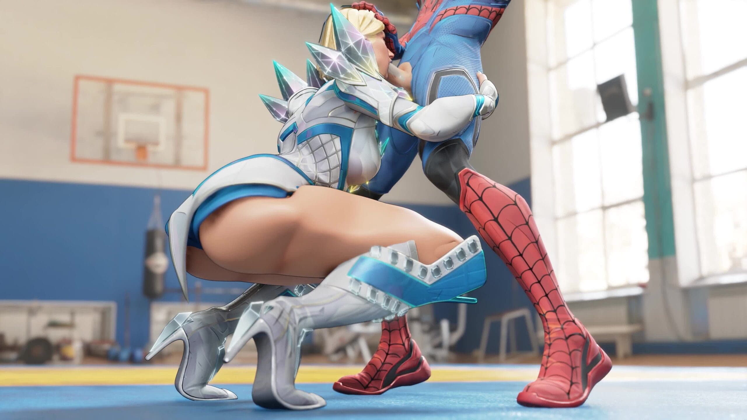 Emma Frost Cleans Out Spidey’s Webs [4K] [Bewyx]