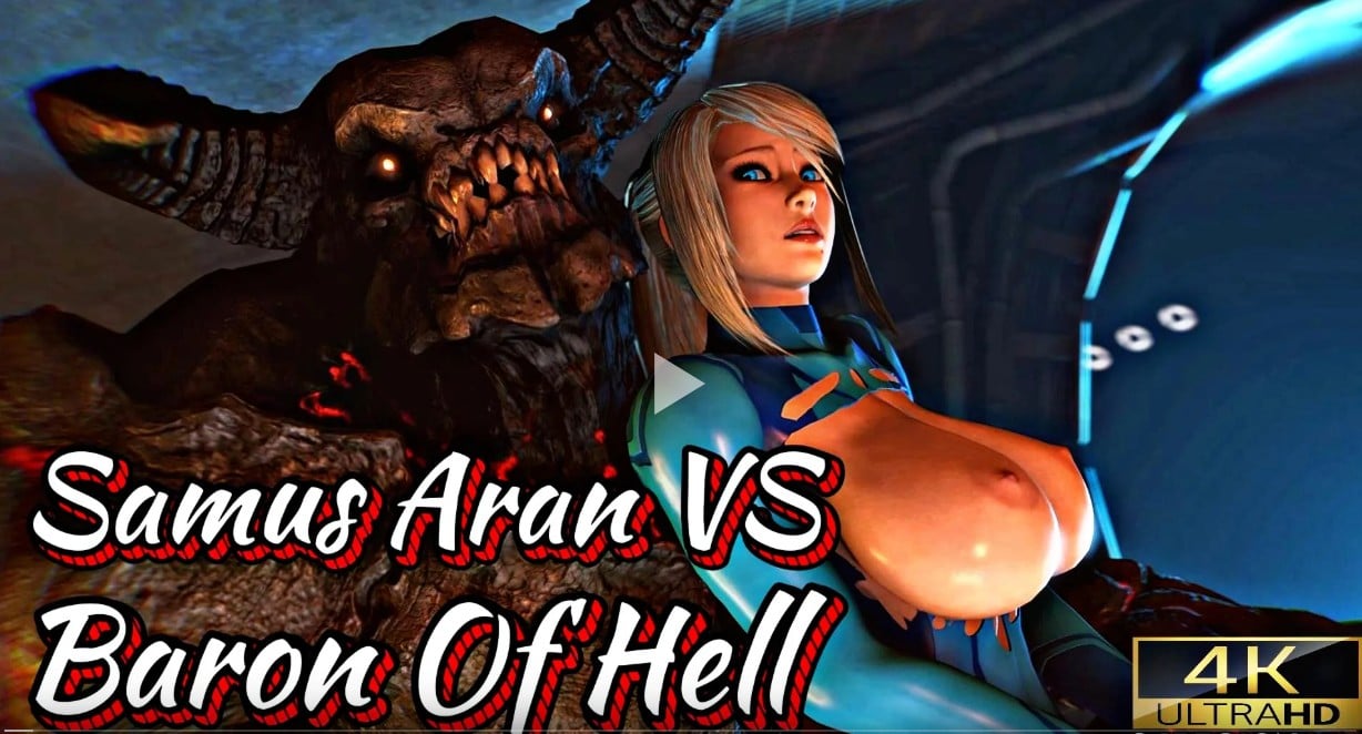 Samus VS Baron Of Hell [4K60FPS] [26RegionSFM]
