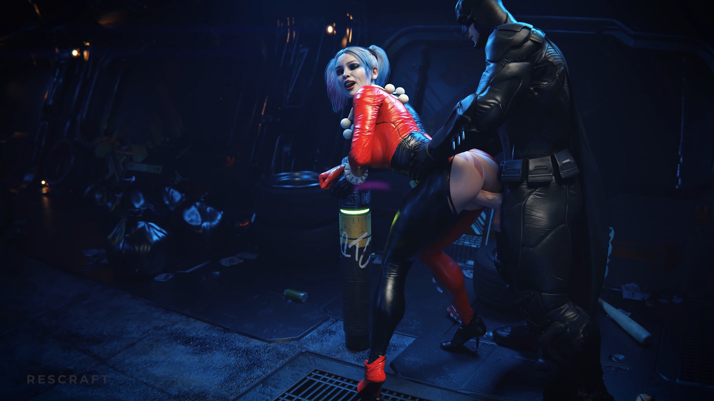 Harley Quinn & Batman [4K60FPS] [Rescraft]