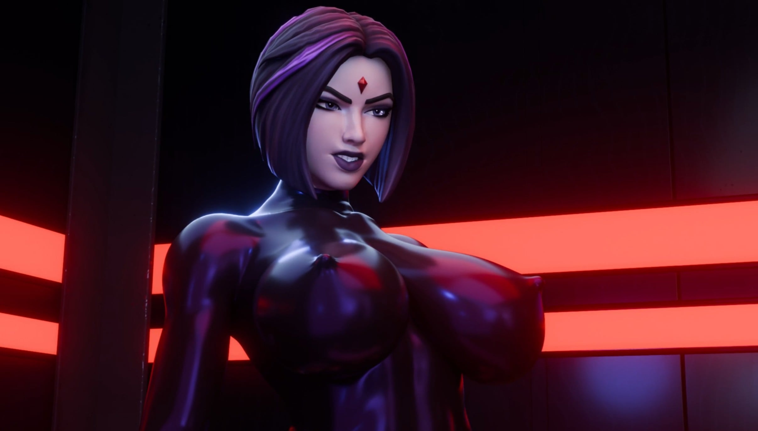 Starfire Vs Raven [FUTA] [FenderBlender3D]