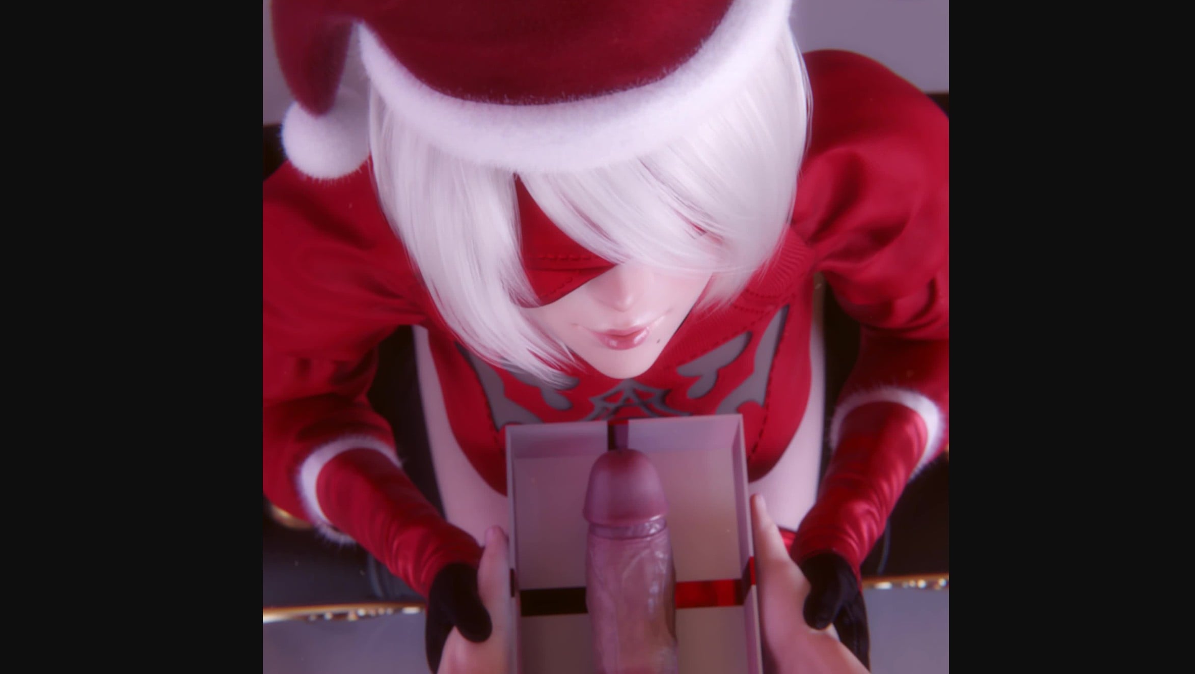 2B Gets Her Xmas Gift [4K] [Pantsushi]