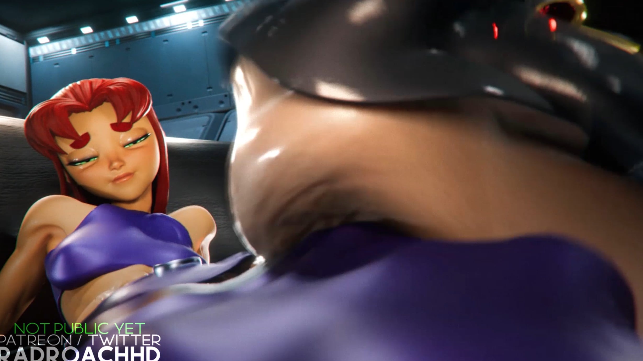 Starfire Prejac Mishap [FUTA] [RadRoachHD]