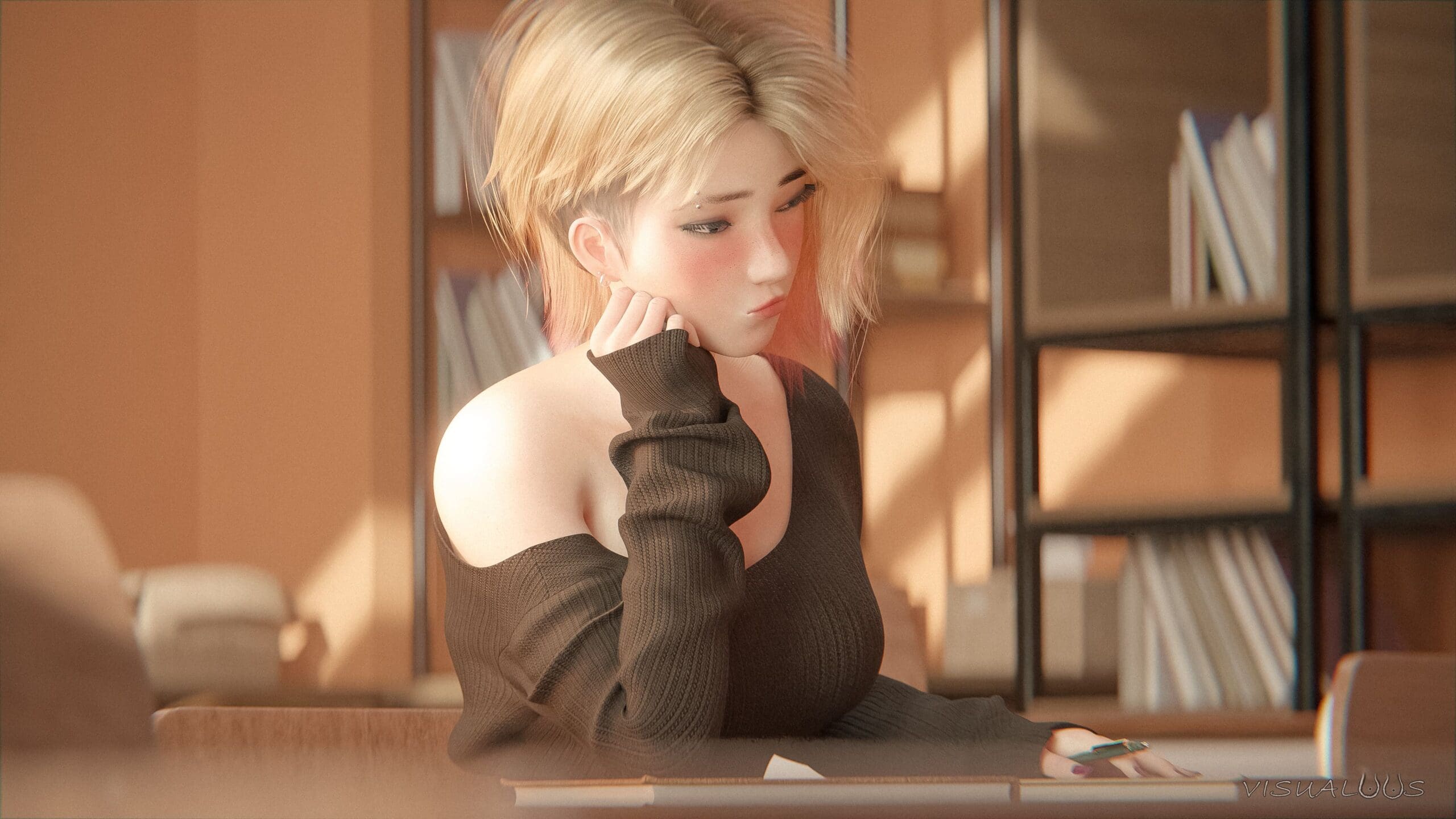 Gwen’s Boring Classroom [4K] [Visualoos]