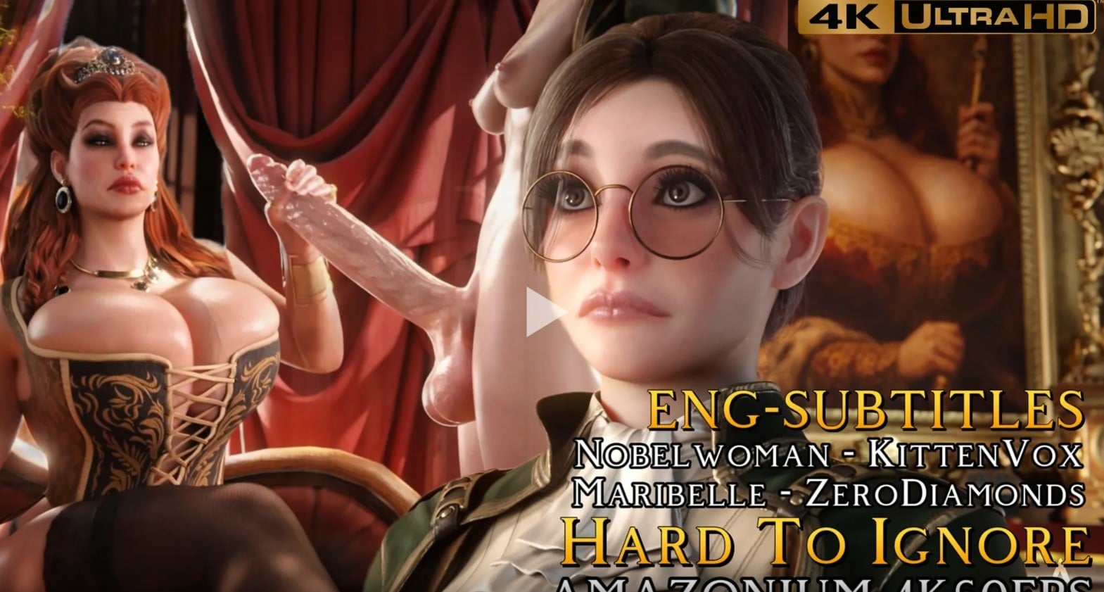 Hard To Ignore [FUTA] [ENG SUB] [4K60FPS] [Amazonium]