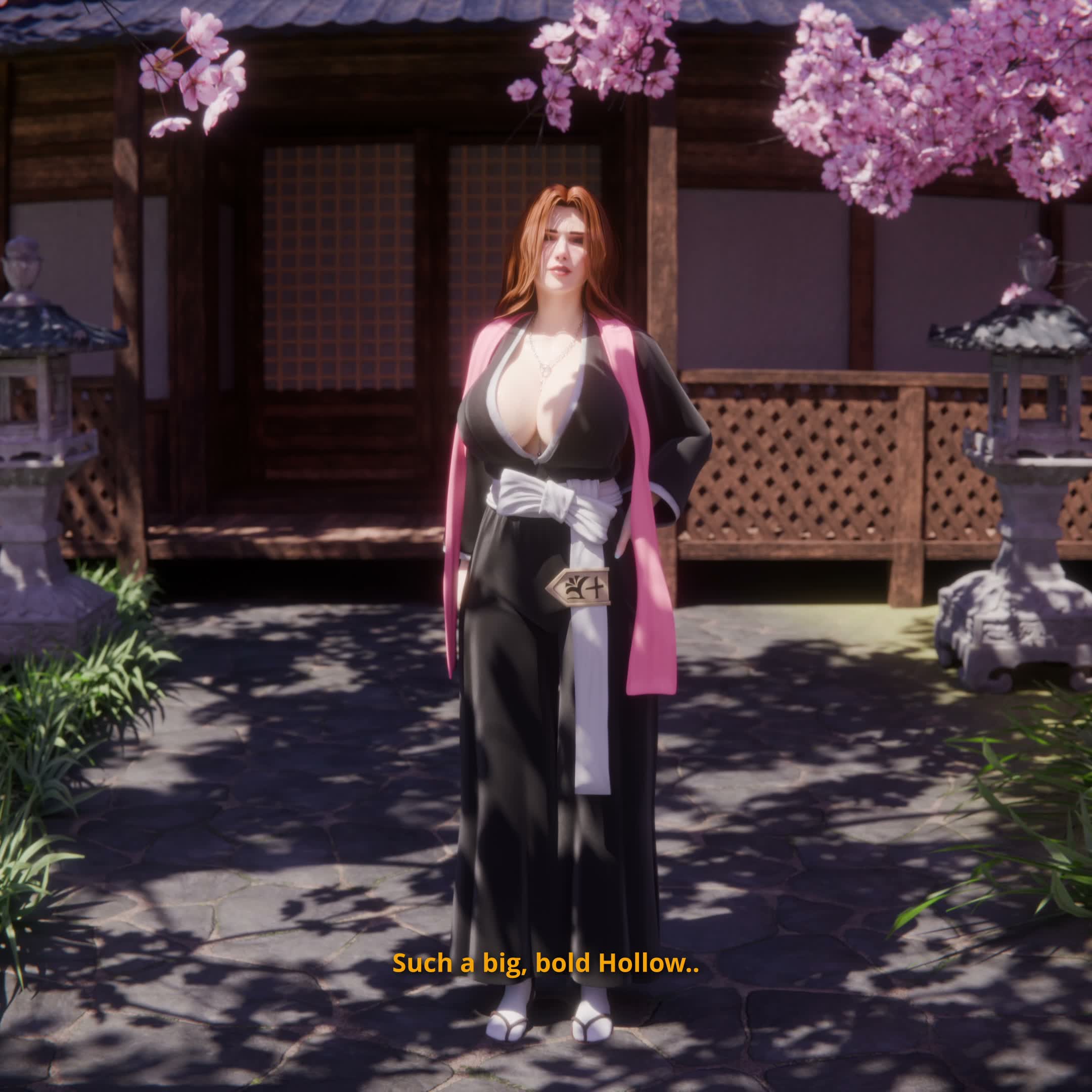 Rangiku X Hollow [Rekin3D]